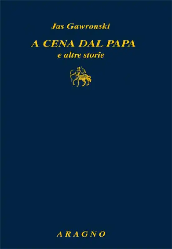 LIBRO DI JAs Gawronski a cena dal papa