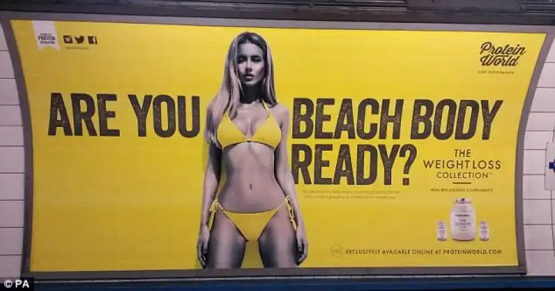 lo spot controverso di protein world