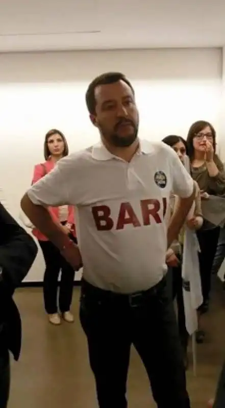 matteo salvini a bari