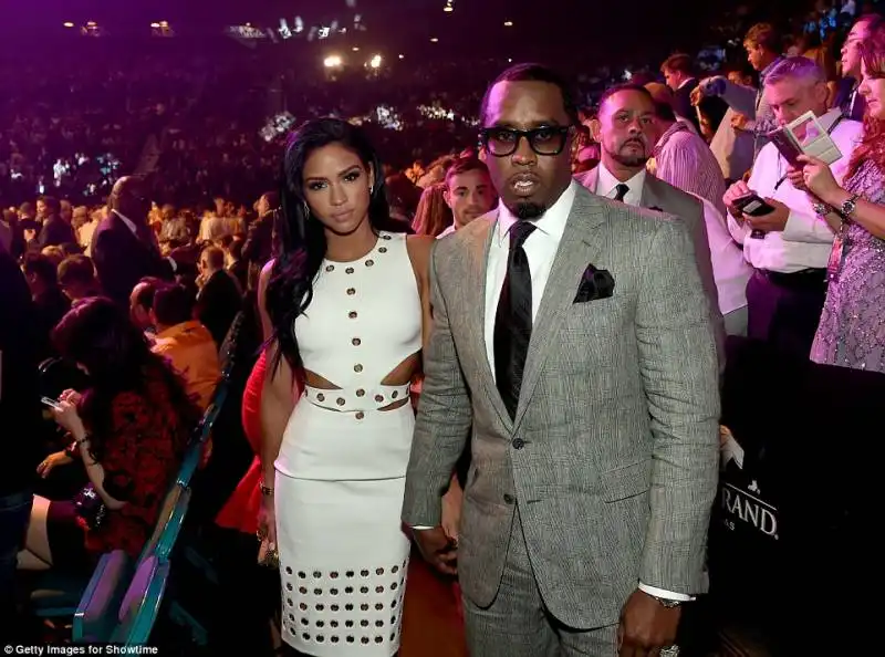 model cassie ventura (left) and p diddy