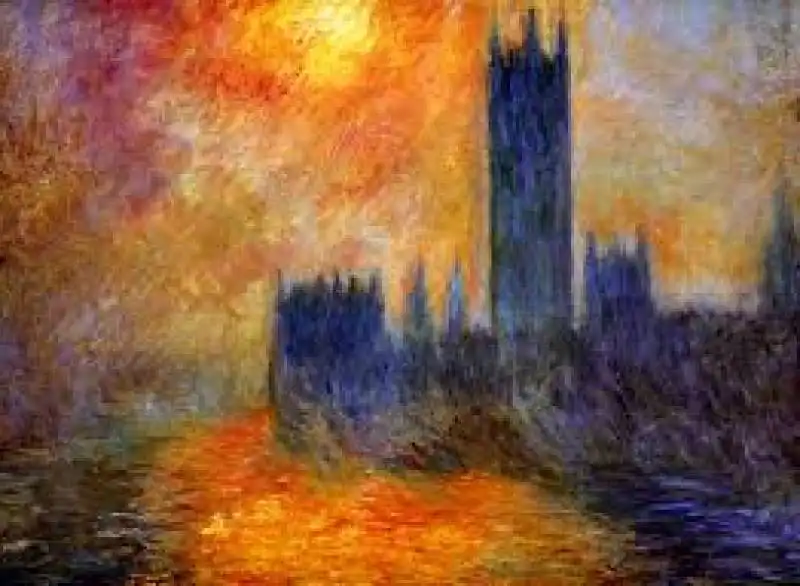 MONET HOUSE OF PARLIAMENT SUNSET