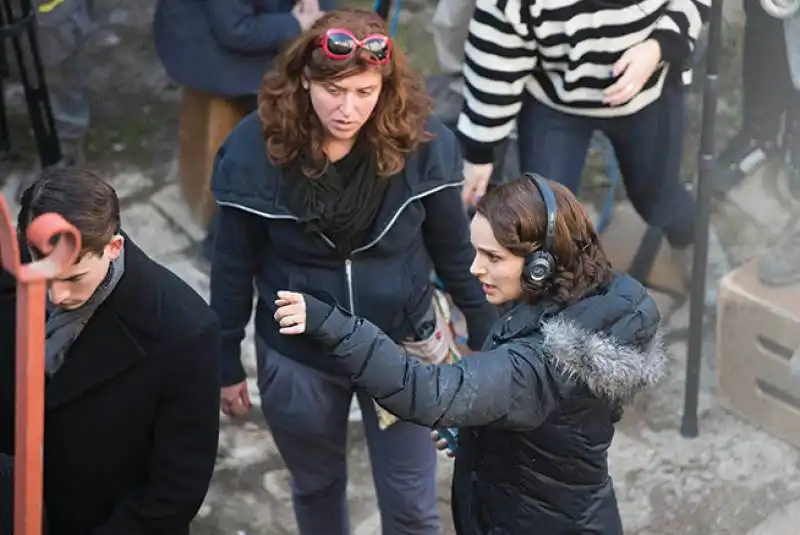 natalie portman sul set a gerusalemme