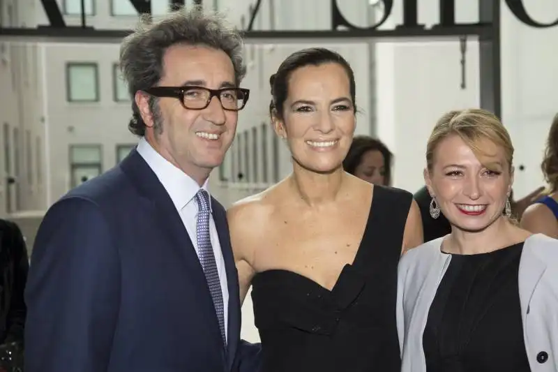 paolo sorrentino, roberta armani e daniela sorrentino