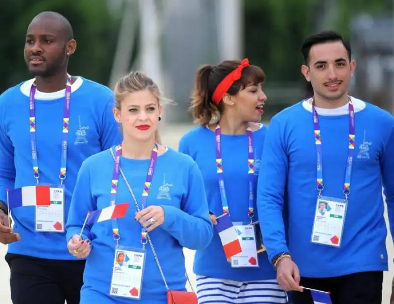 quattro ragazzi del padiglione della francia 