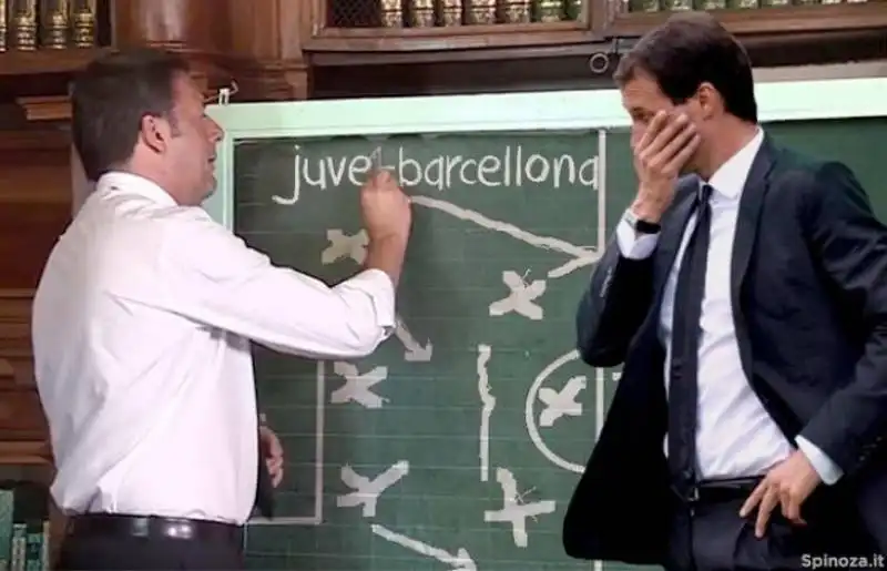 renzi con allegri by spinoza