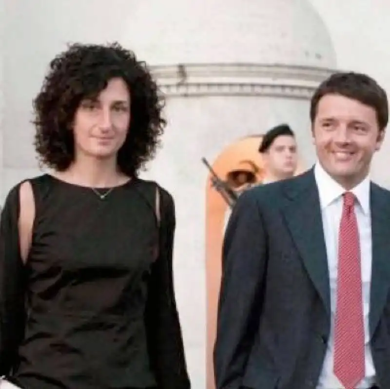 renzi e agnese con la permanente