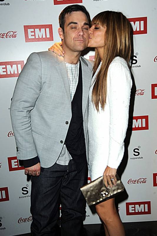 Robbie Williams e la moglie Ayda