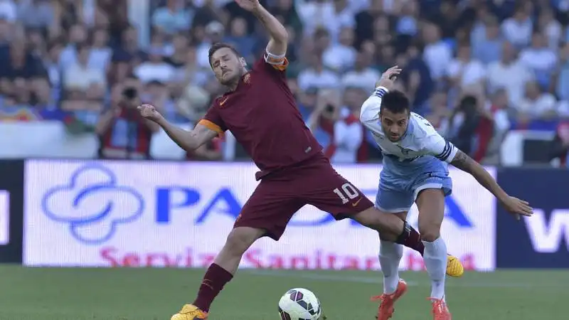 TOTTI FELIPE ANDERSON LAZIO ROMA