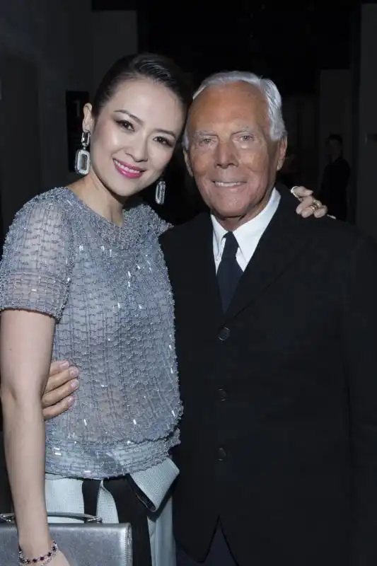 zhang ziyi e giorgio armani