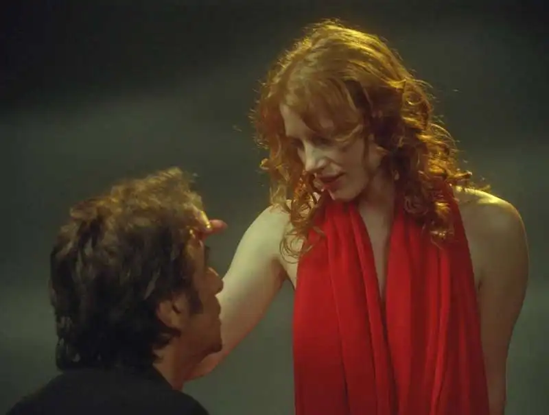 al pacino e jessica chastain in wilde salome