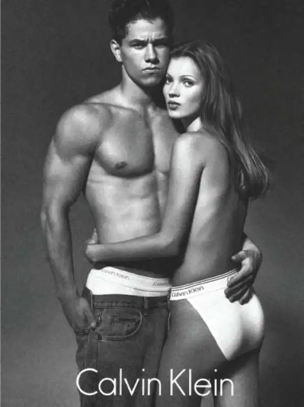 calvin klein kate moss mark wahlberg 