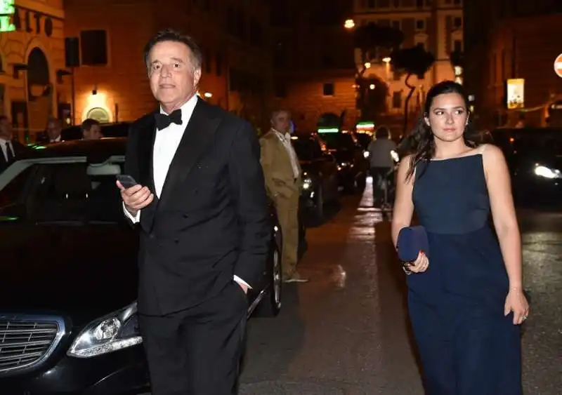 christian de sica con la figlia maria rosa (2)