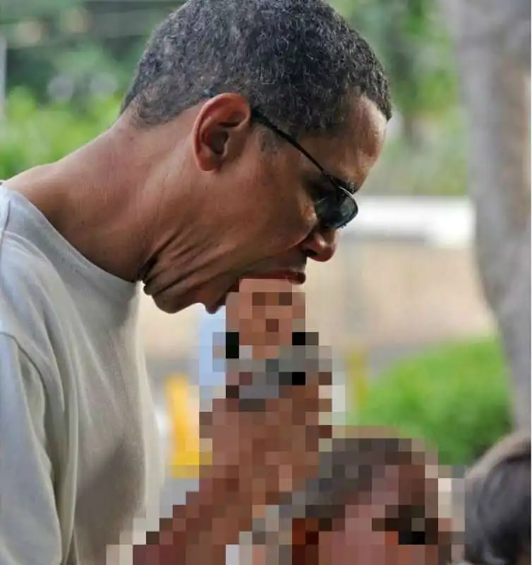 foto pixelate obama