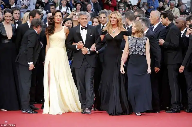 george e amal clooney julia roberts e jodie foster