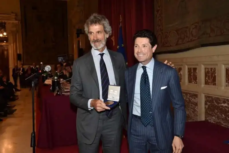 guido barilla premiato da matteo marzotto