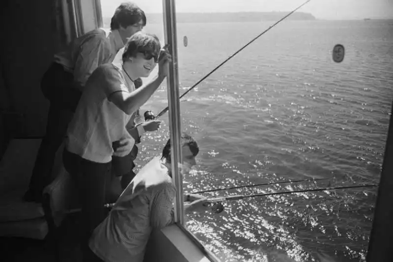 i beatles pescano dall hotel a seattle