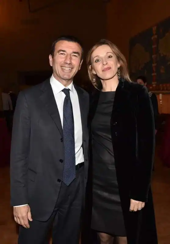 ignazio abbrignani con la moglie monica