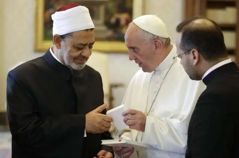 imam di al azhar e papa bergoglio