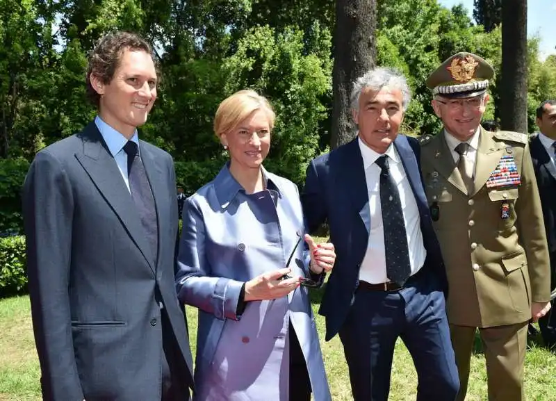 john elkann  roberta pinotti  massimo giletti  claudio graziano