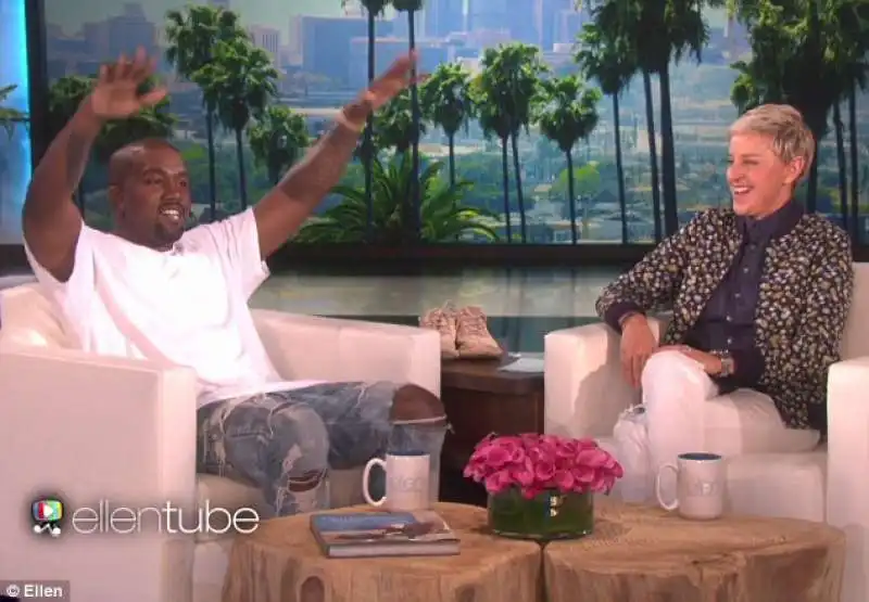 kanye west   da  ellen degeneres