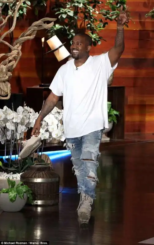 kanye west  da ellen degeneres