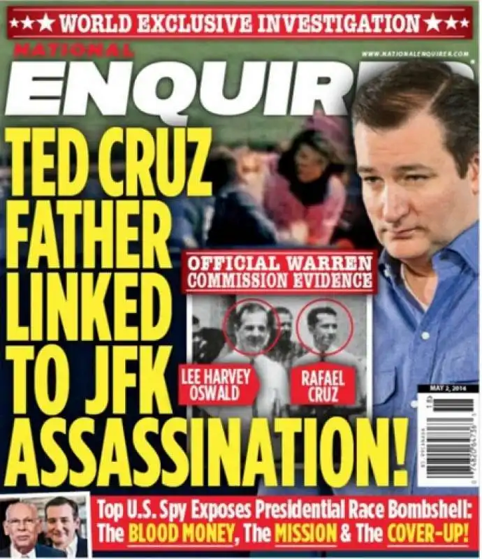 national enquirer il padre di ted cruz legato all omicidio kennedy