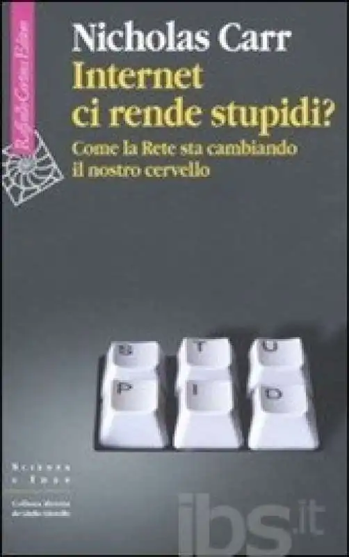 NICHOLAS CARR - INTERNET CI RENDE STUPIDI 