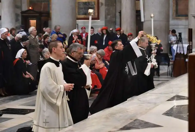 pellegrinaggio giubilare gran priorato di roma dei cavalieri di malta