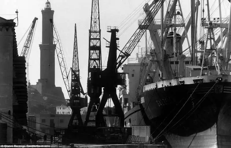 porto di genova anni ottanta