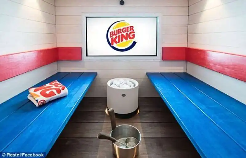 sauna burger king