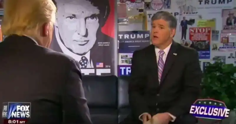 SEAN HANNITY INTERVISTA DONALD TRUMP