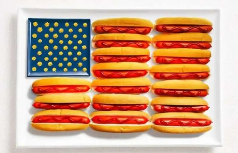 usa - senape hot dog e ketchup