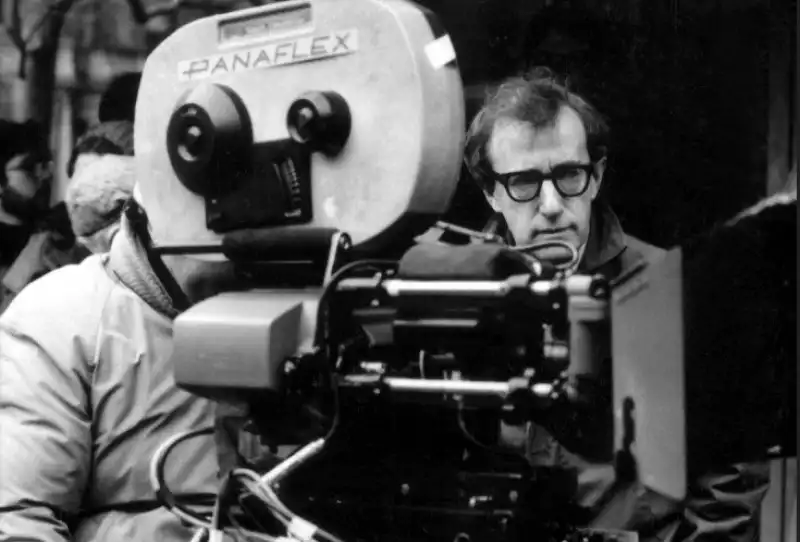 woody allen sul set