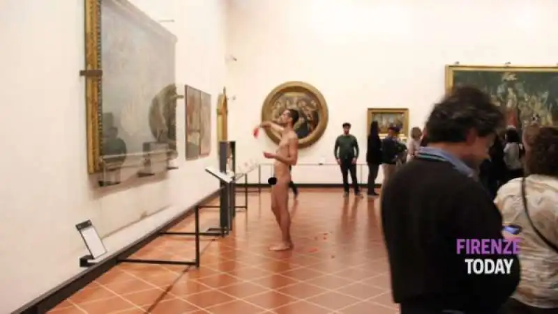 adrian pino  olivera nudo agli uffizi