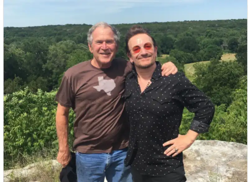 BONO VOX GEORGE W. BUSH