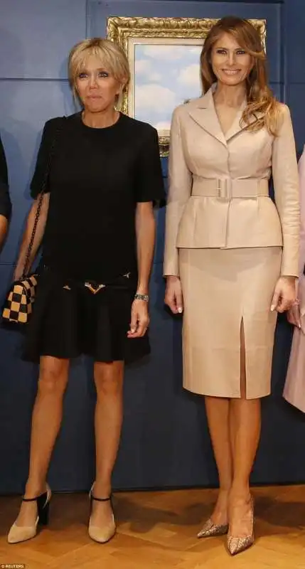 brigitte e melania trump