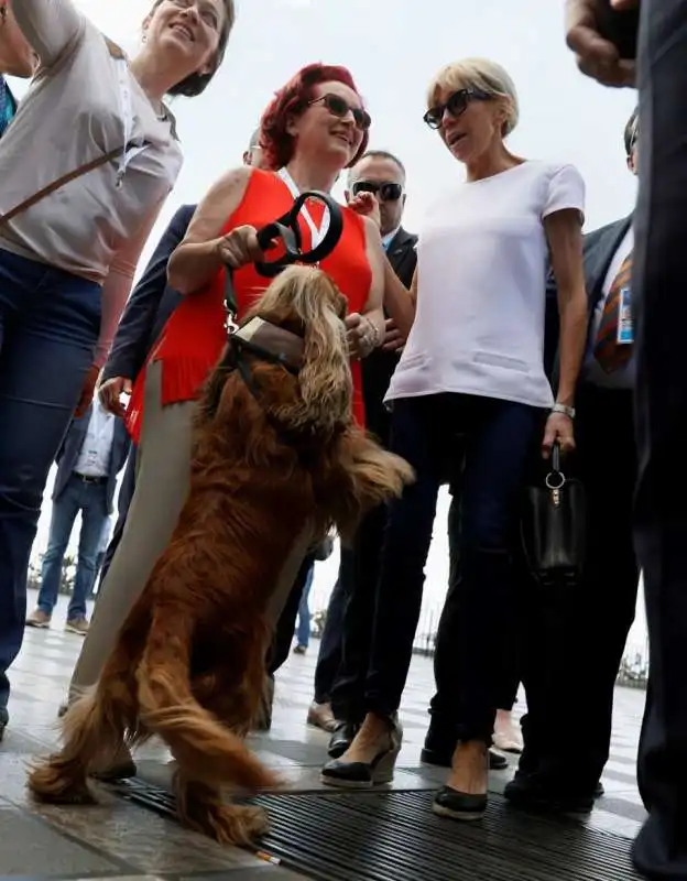 Brigitte Macron a Taormina