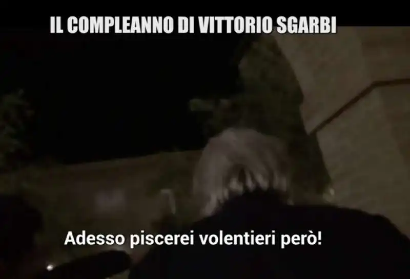 compleanno di vittorio sgarbi 7