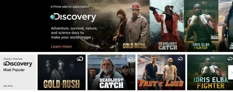 DISCOVERY SU AMAZON