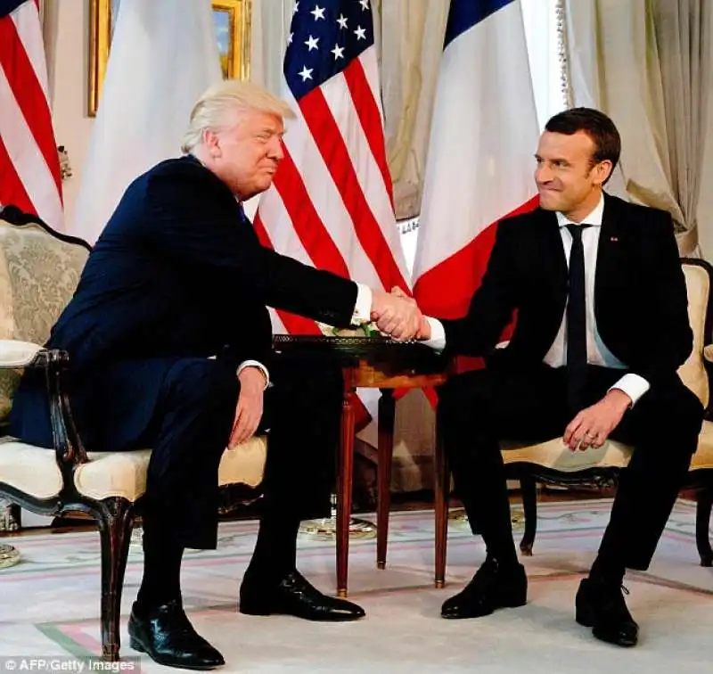 donald trump emmanuel macron