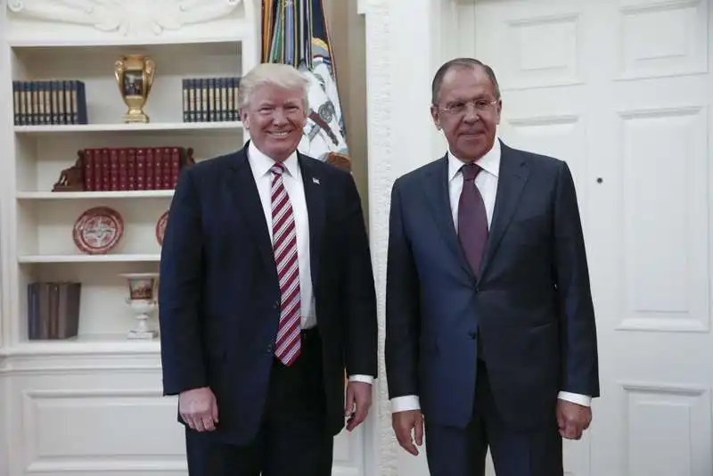 DONALD  TRUMP  SERGEY LAVROV