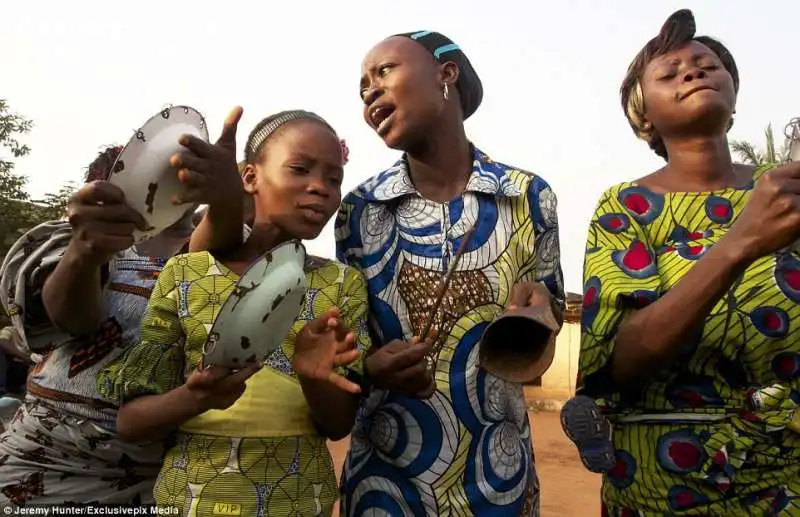 donne del villaggio in benin