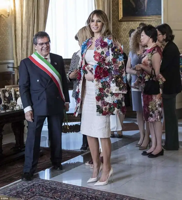 enzo bianco e melania trump