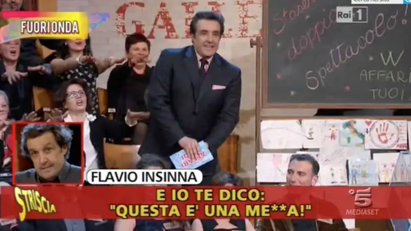 flavio insinna e il fuorionda  9