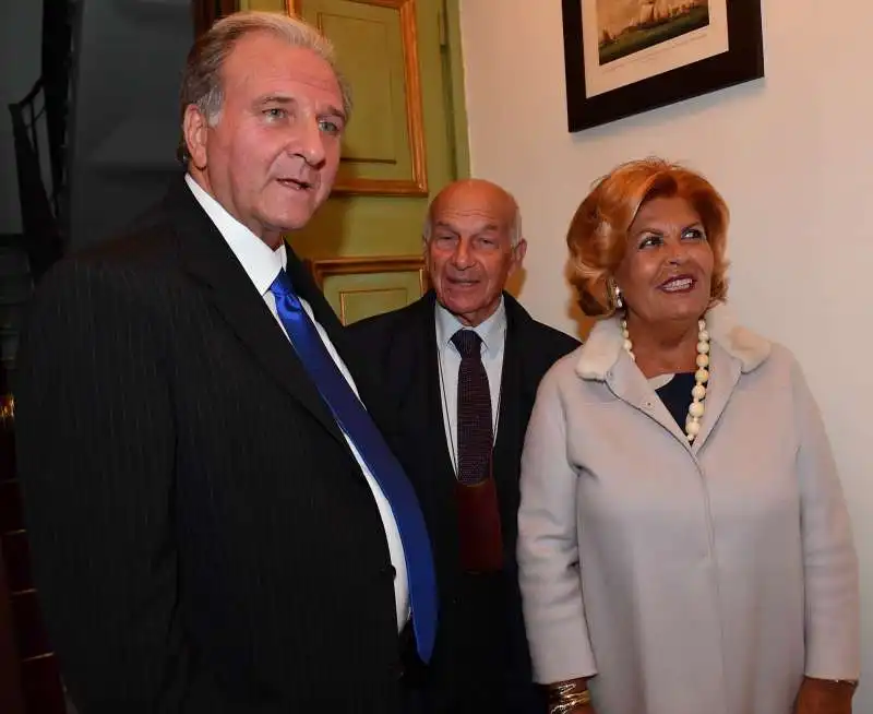 giuseppe consolo  con lella e fausto bertinotti