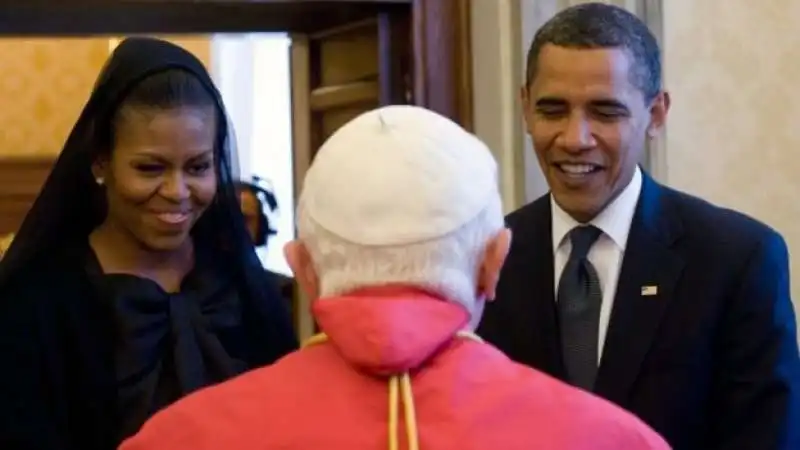 gli obama in vaticano