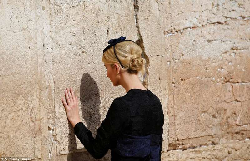 ivanka trump al muro del pianto