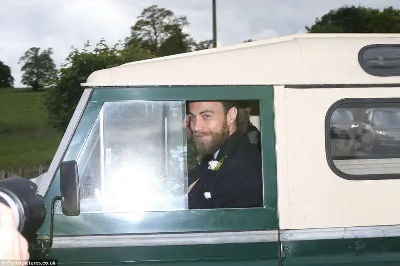 james middleton arriva con la jeep