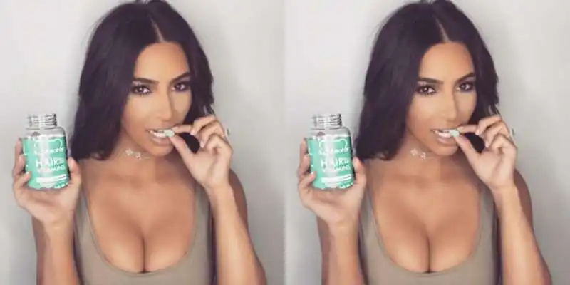 kim kardashian pillole per capelli