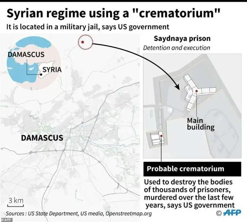 LE ACCUSE USA A ASSAD SULL USO DEI FORNI CREMATORI